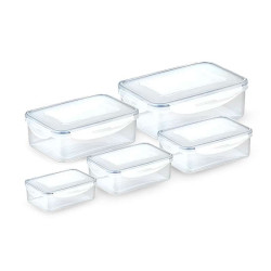 Contenedor Rectangular de Polipropileno, Set de 5 Unidades TESCOMA 892094