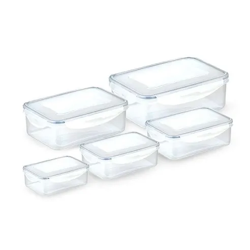 Contenedor Rectangular de Polipropileno, Set de 5 Unidades TESCOMA 892094