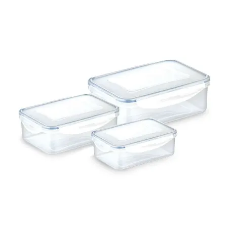 Contenedor Rectangular de Polipropileno, Set 3 Unidades de 0.2, 0.4 y 1.0 Litros TESCOMA 892090