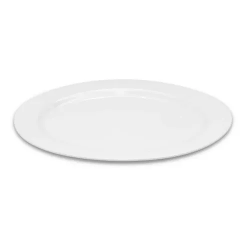 Plato Ovalado de Borde Ancho de Ceramica de 40.5 x 27 x 3 Centimetros TIPS HQ-4487