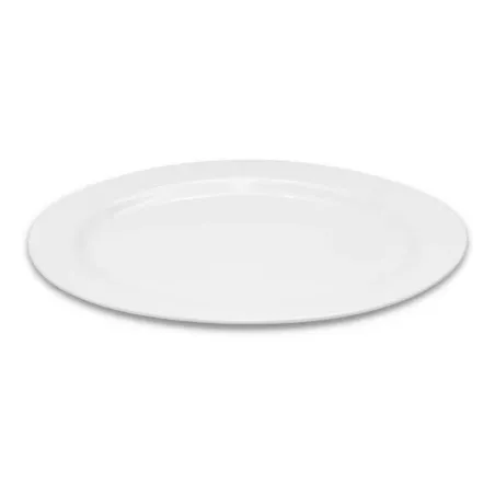 Plato Ovalado de Borde Ancho de Ceramica de 40.5 x 27 x 3 Centimetros TIPS HQ-4487
