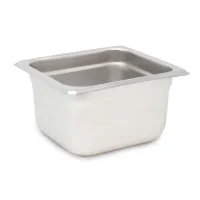 Bandeja de Acero Inoxidable de 1/6 x 4 Pulgadas MASTER CHEF S4