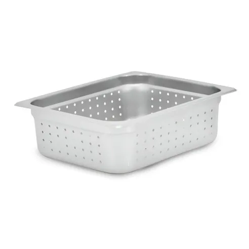Bandeja de Acero Inoxidable Perforada Half x 4 Pulgadas MASTER CHEF HP4