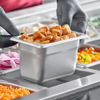 Bandeja de Acero Inoxidable de 1/9 X 4 Pulgadas MASTER CHEF N4 2