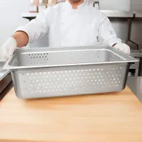 Bandeja de Acero Inoxidable Perforada Full de 6 Pulgadas MASTER CHEF FP6 2