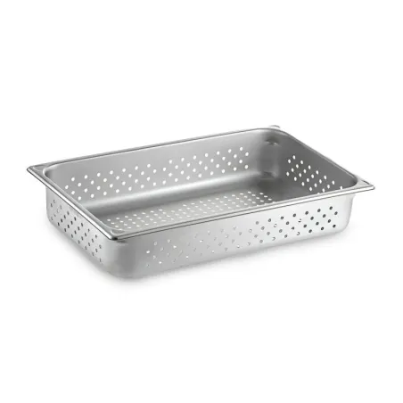 Bandeja de  Acero Inoxidable Perforada Full x 4 Pulgadas MASTER CHEF FP4