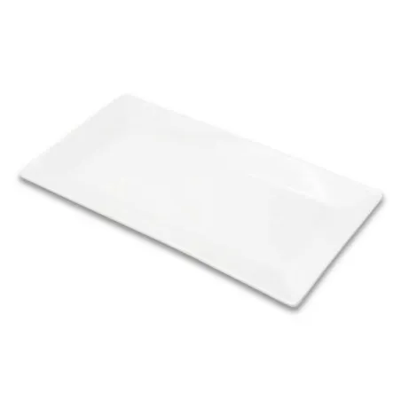 Plato Rectangular de Borde Delgado de Ceramica de 29 x 16 Centimetros TIPS CT758