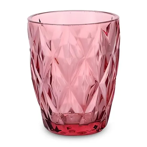 Vaso de Vidrio de 250 Mililitros Color Morado TIPS KFG-005PR