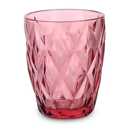 Vaso de Vidrio de 250 Mililitros Color Morado TIPS KFG-005PR