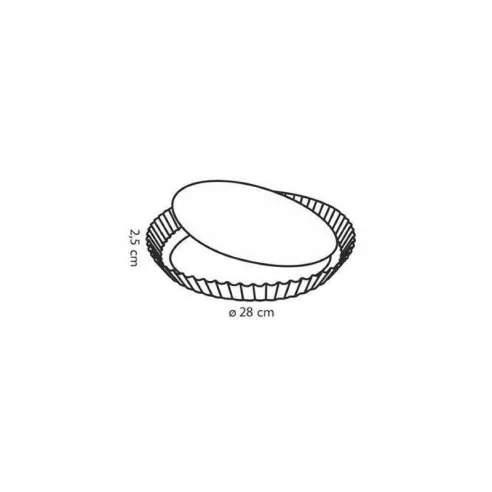 Molde para Tarta Desmontable de 28 Centimetros TESCOMA 623115