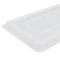 Tapa de Caja Blanca para Almacenamiento de Polipropileno 12 x 18 Pulgadas MASTER CHEF SBL4302PP 2