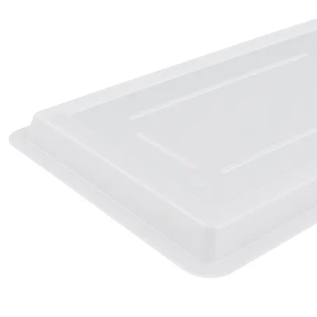 Tapa de Caja Blanca para Almacenamiento de Polipropileno 12 x 18 Pulgadas MASTER CHEF SBL4302PP