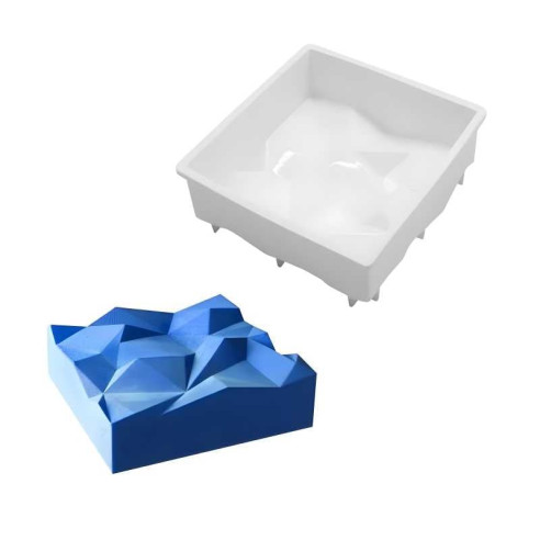 Molde Silicon Cuadrado Huecos MASTER CHEF JSC2567-S