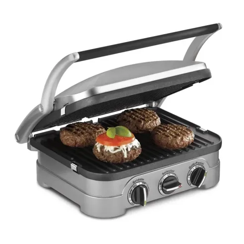 Sandwichera Parrillaplancha multifuncion CUISINART CGR-4NASC