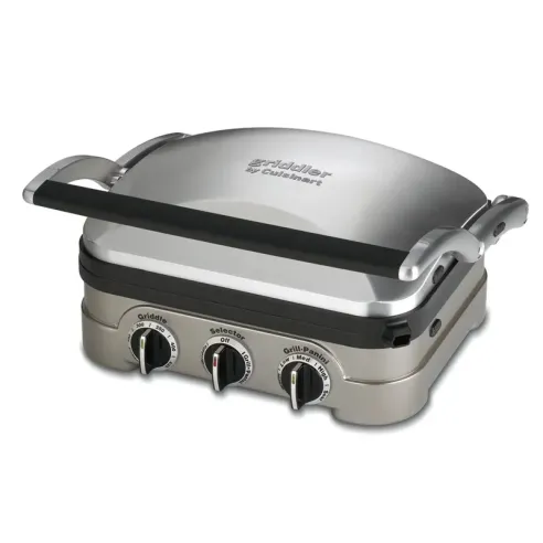 Sandwichera con Parrilla y Plancha CUISINART CGR-4NASC