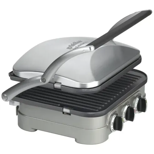 Sandwichera con Parrilla y Plancha CUISINART CGR-4NASC