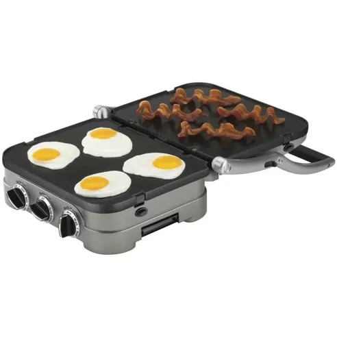 Sandwichera Parrillaplancha multifuncion CUISINART CGR-4NASC