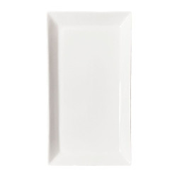 Plato de Ceramica Rectangular Coupe de 30 x 12 x 2 Centimetros BELLARTE LDK-G410