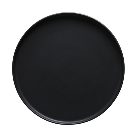 Plato Pluto elegante esmalte reactivo 27.9 cm de porcelana Negra CORONA PA1941992812