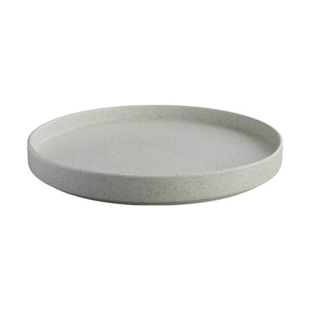 Plato Orion esmalte reactivo diseno rustico gris moteado de 27.9 cm CORONA PA1940992812