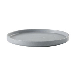Plato Moon reactivo diseno rustico gris moteado 27.9 cm CORONA PA1944992812