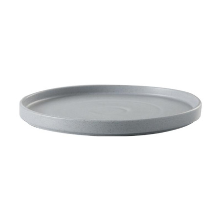 Plato Moon reactivo diseno rustico gris moteado 27.9 cm CORONA PA1944992812