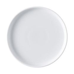 Plato plano estilo rustico Elegante de color blanco 20.4 cm CORONA PA1101992012 2