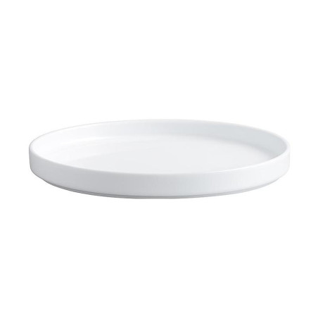 Plato plano estilo rustico de alta gama blanco 15.7 cm CORONA PA1101991512
