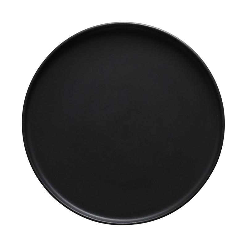 Plato Pluto reactivo estilo rustico de alta gama negro 15.7 cm CORONA PA1941991512