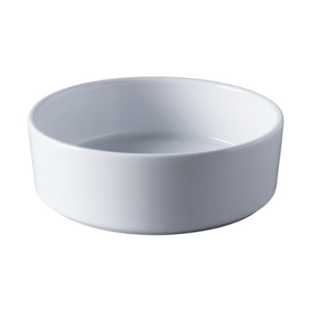 Plato hondo elegante estilo rustico de alta gama blanco 533.9 ml CORONA PA1101993112