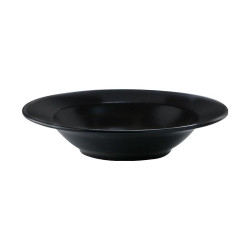 Plato Pluto para pasta reactivo estilo clasico sofisticado negro 517 ml CORONA PP1941903912