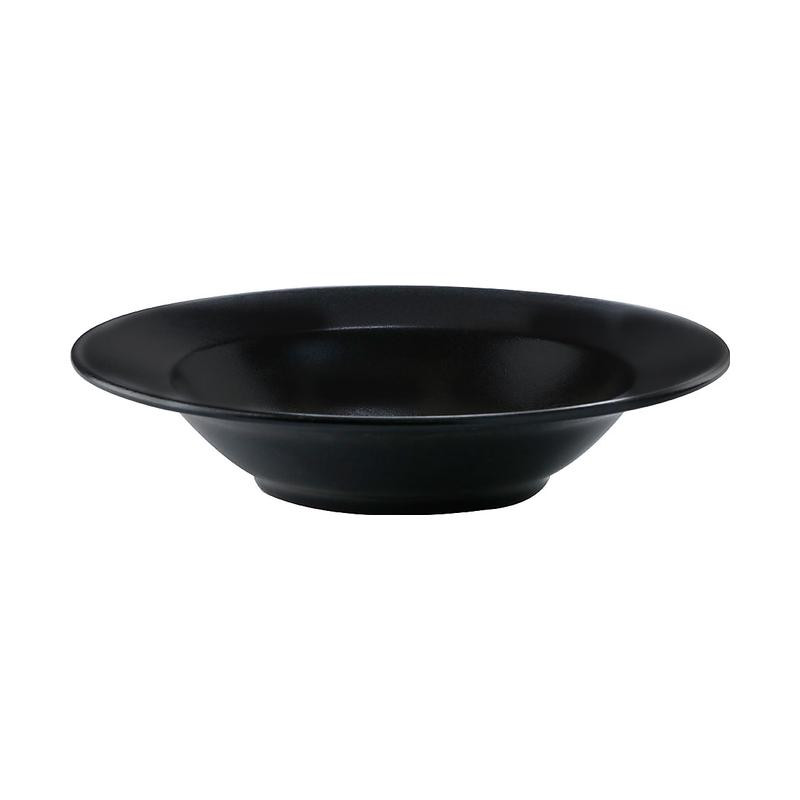 Plato Pluto para pasta reactivo estilo clasico sofisticado negro 517 ml CORONA PP1941903912