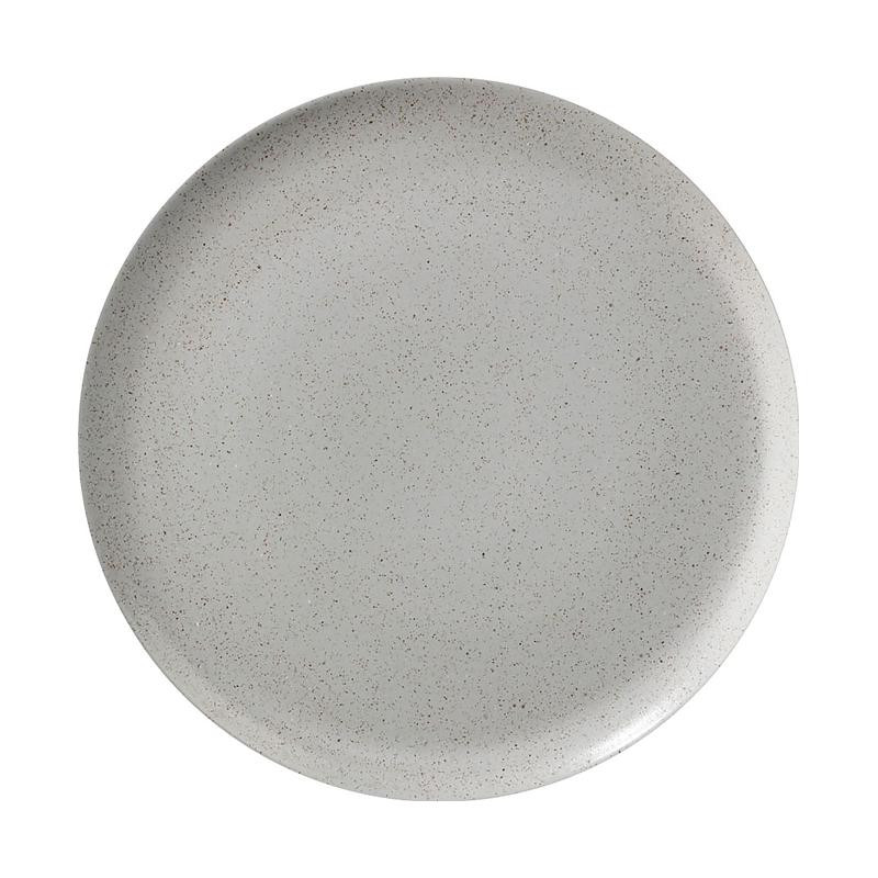 Plato Coupe Moon gris acabado reactivo estilo refinado de 28.4 cm CORONA PA1944712812