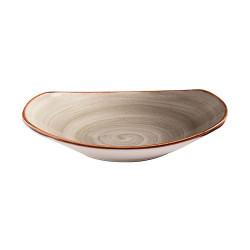 Bowl Artisan gris estilo exclusivo borde dorado moderno 302.5 ml CORONA PP1607723224