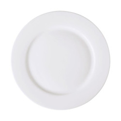 Plato plano Actualite redondo blanco estilo minimalista 20.1 cm CORONA PA1101902024