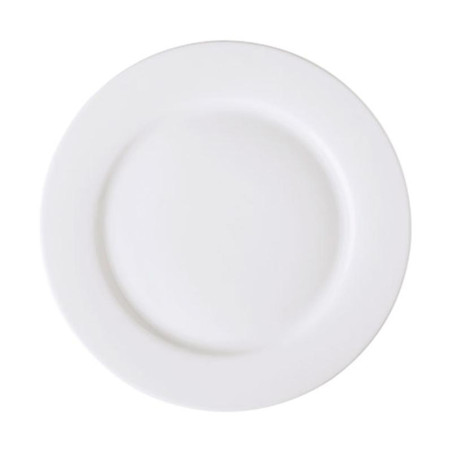 Plato plano Actualite redondo blanco estilo minimalista 16.2 cm CORONA PA1101901424