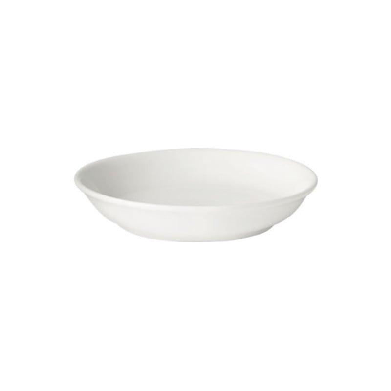Mantequillero Actualite minimalista porcelana blanca 8.6 cm CORONA PA1101700048