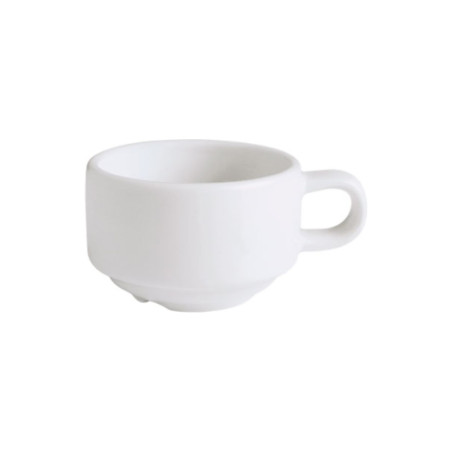 Taza para cafe actualite porcelana blanca clasica 87 ml CORONA PA1101904024