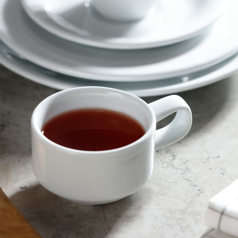 Taza para cafe actualite porcelana blanca clasica 87 ml CORONA PA1101904024