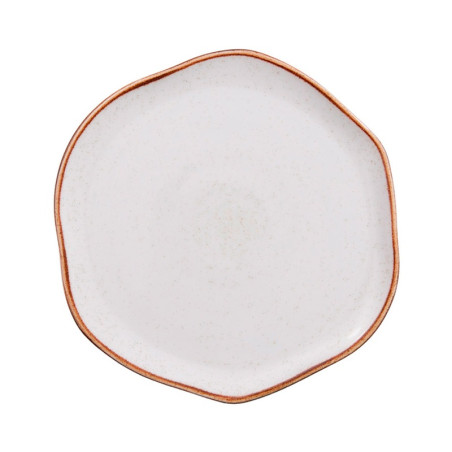Plato pando ancestral Artisan beige estilo sofisticado 16.3 cm CORONA PA1605891512