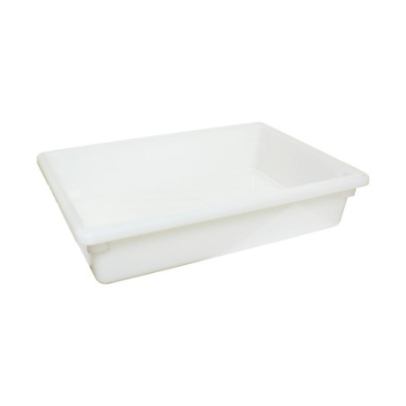 Caja Blanca de Polipropileno de 18 x 26 x 6 Pulgadas, Capacidad de 8.75 Galones THUNDER PLFB182606PP