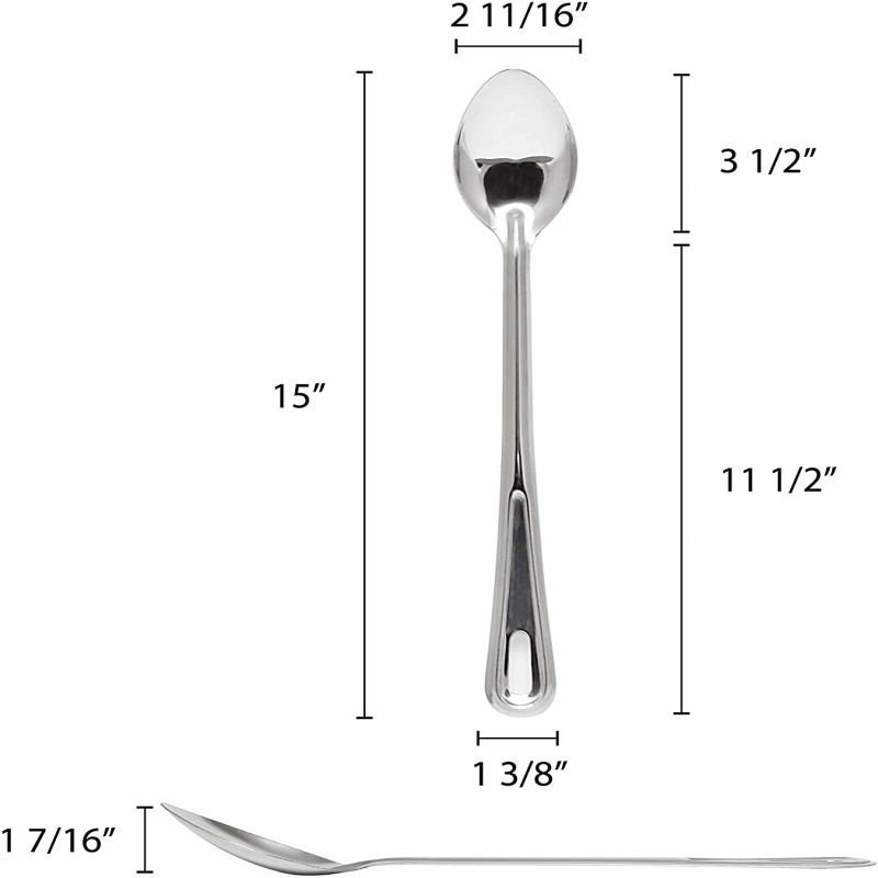 Cuchara de Guisar Solida de 15 Pulgadas THUNDER SLSBA311