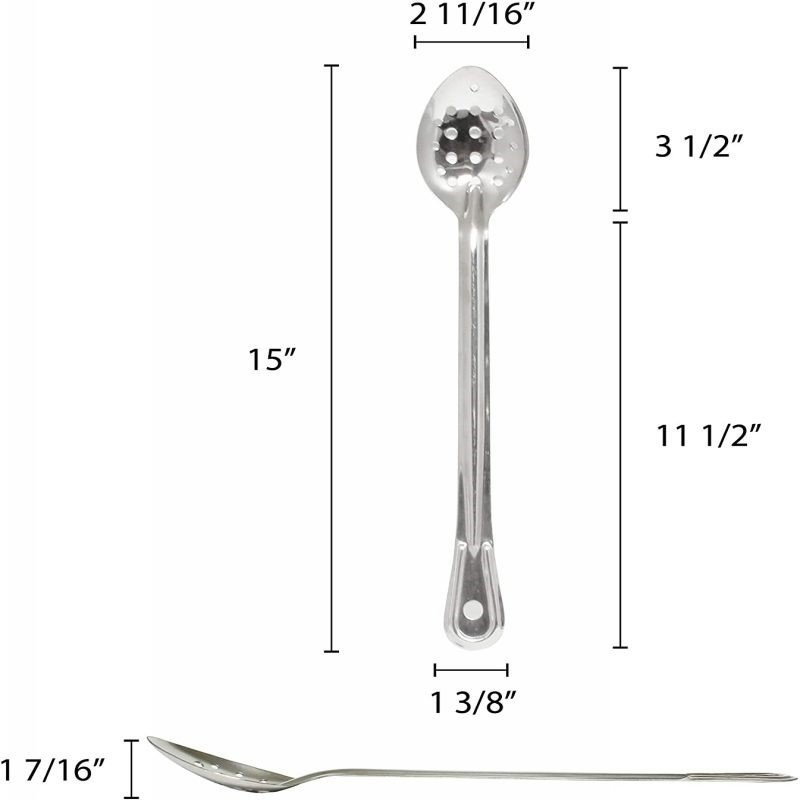 Cuchara Perforada de Acero Inoxidable para Guisar de 15 Pulgadas THUNDER SLSBA313