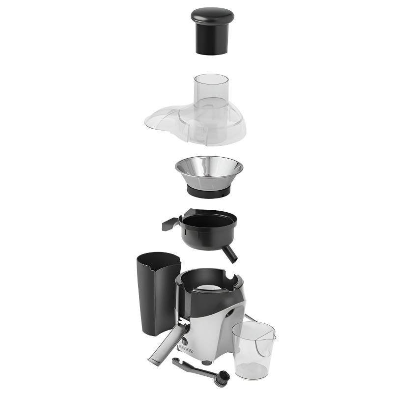 Extractor de Jugos de 300 Mililitros Plateado 500W BLACK DECKER JMBD3181