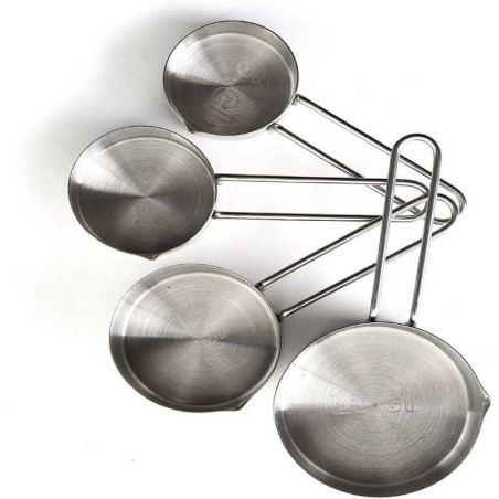 Set de Tazas Medidoras de Acero Inoxidable NORPRO 3055