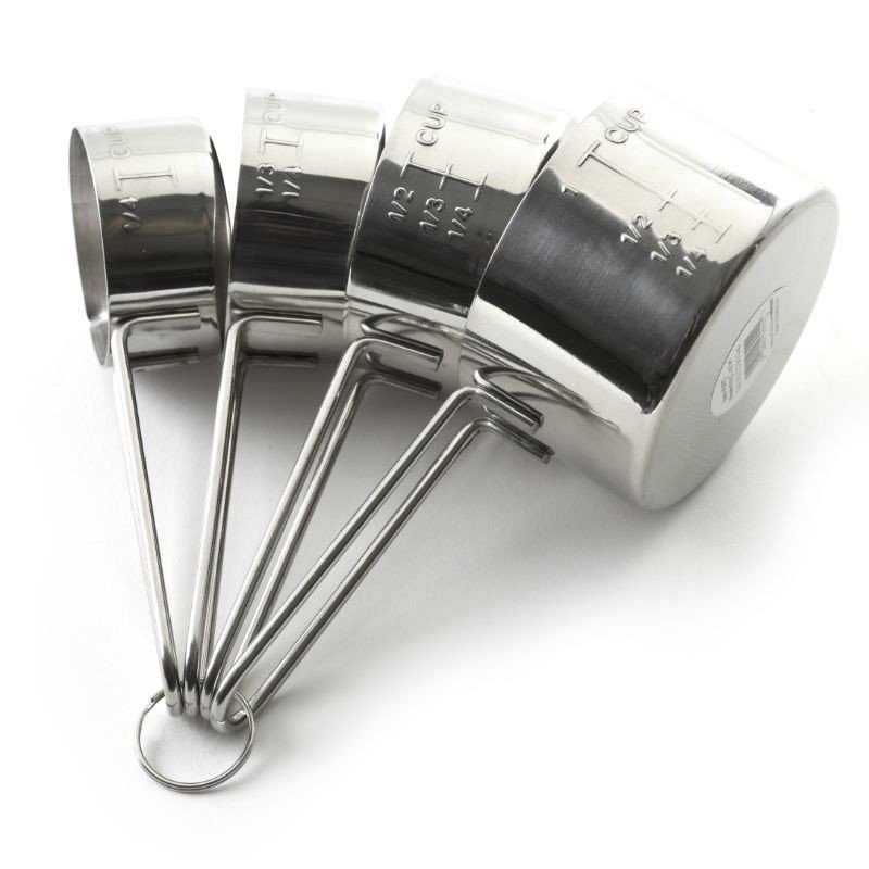Set de Tazas Medidoras de Acero Inoxidable NORPRO 3055