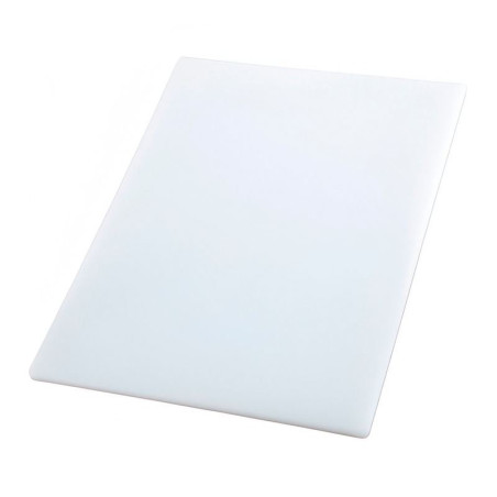 Tabla de Polipropileno para Picar de 18 x 24 Pulgadas, Color Blanco MASTER CHEF 1824WH