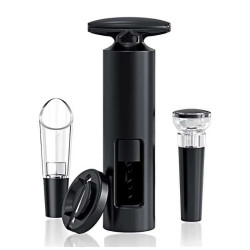 Bomba al Vacio para Vino, Set de Color Negro MASTER CHEF HLX-SGS-KH1-002001