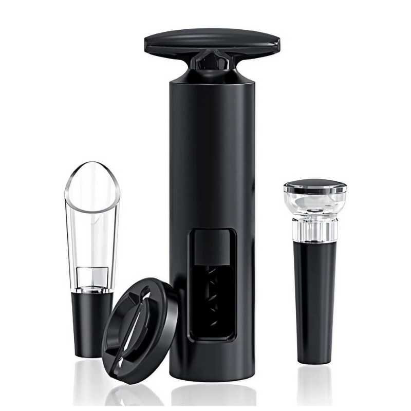 Bomba al Vacio para Vino, Set de Color Negro MASTER CHEF HLX-SGS-KH1-002001