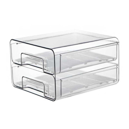 Contenedor de Almacenaje de Plastico de 2 Niveles TIPS HLJ-113